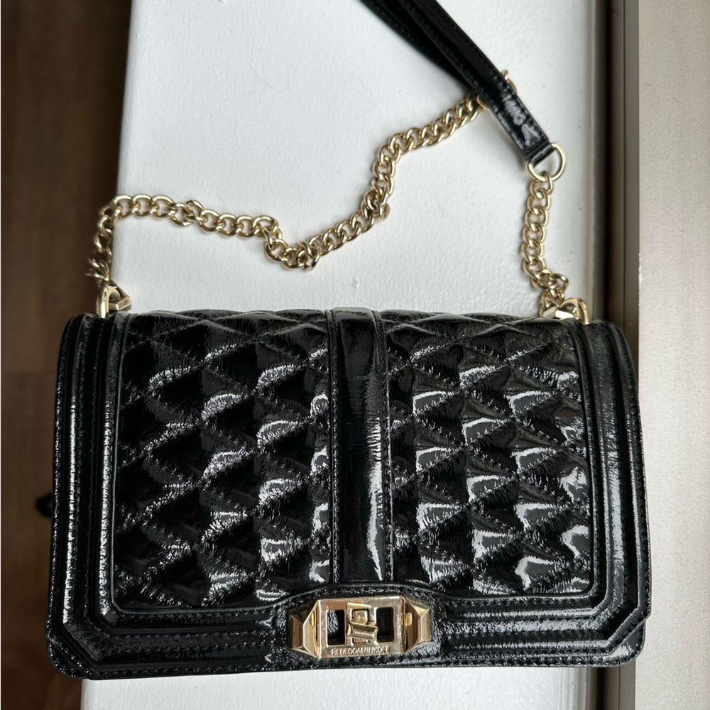 Rebecca Minkoff black cross body purse